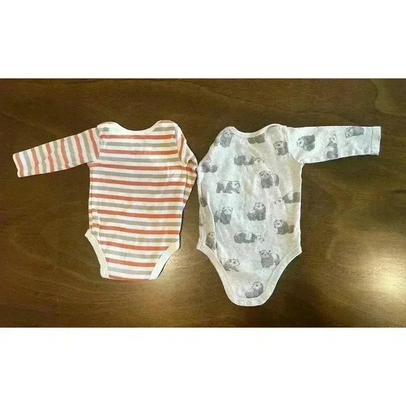 Lot Of 2. Baby Boy Bodysuit Members Mark 3 Months Multicolor (0171) - Picture 6 of 8